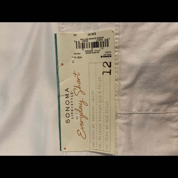 Sonoma Skort White Denim - Picture 7 of 7